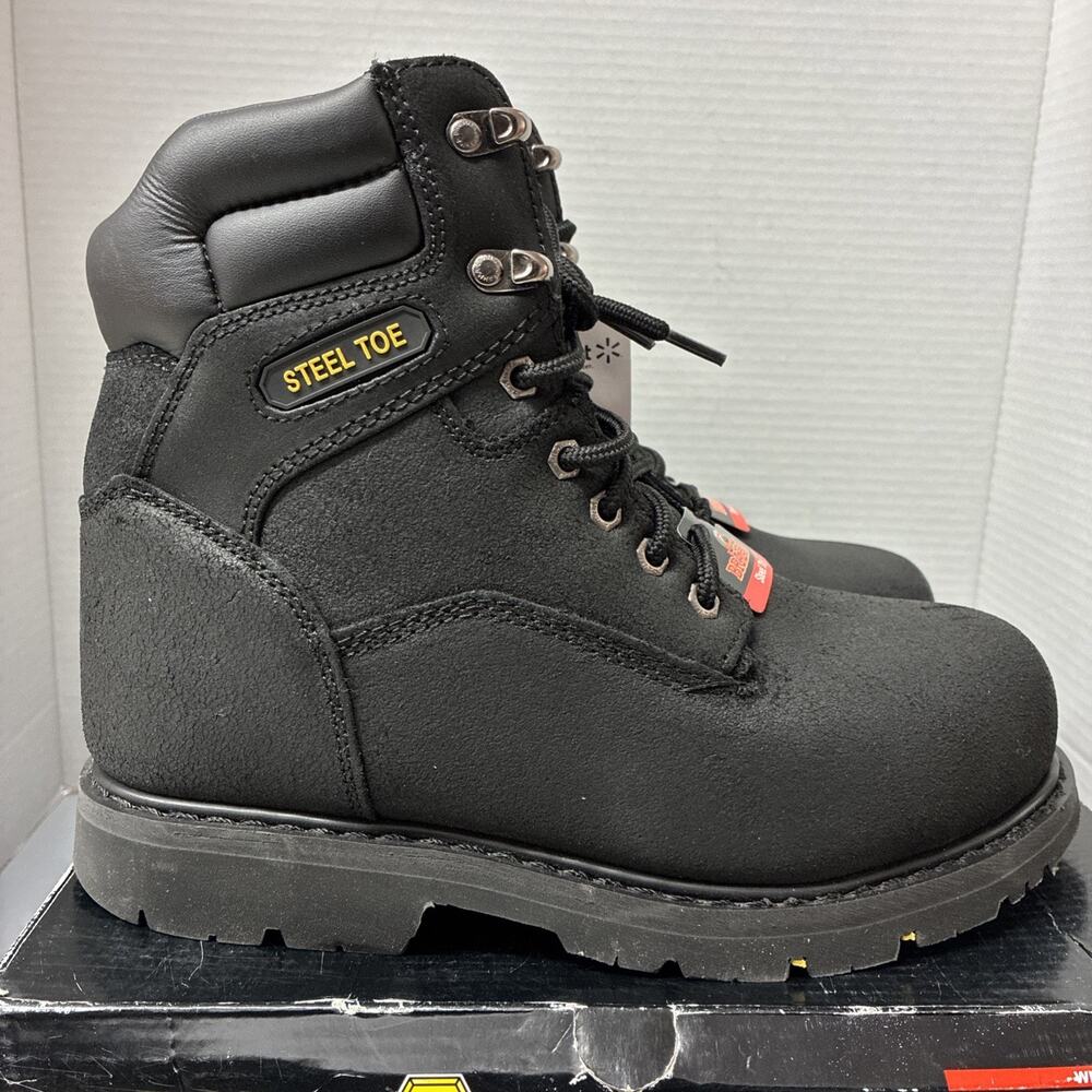 Brahma Mens Iron Tough II‎ Steel Toe Work Boots-Men’s Size 8.5W - New In Box